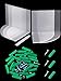 5 Tier Corner Shelf Wall Mount Floating Acrylic Corner Shelves Easy to Assemble Corner Bookshelf, Plant Shelf Wall Organizer Storage for Bedroom, Bathroom, Kitchen, Office, Home, Living Room(Clear)