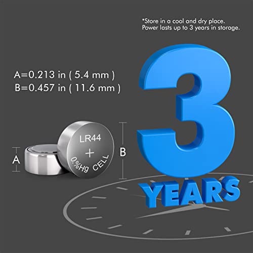 Voniko Ag13 Lr44 Batteries 20 Pack—[Ultra Power] Premium Alkaline 1.5 Volt Lr44 Button Cell Battery For Toys & Electronic Devices #TOP2