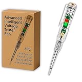 k2d2 High-Brightness Intelligent Voltage Tester Pen - Multi-function LED Test Pen with Screwdriver for Electric Power Testing, Voltage Tester Detector pack of 1