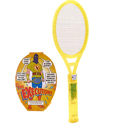 The Executioner Fly Killer Mosquito Swatter Racket Wasp Bug Zapper Indoor Outdoor (Yellow) #TOP4