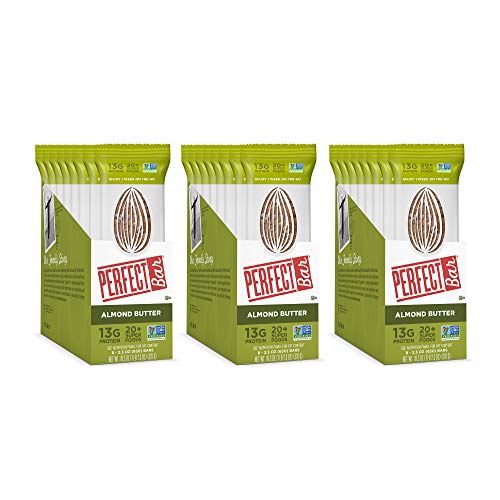 Perfect Bar Original Refrigerated Protein Bar, Almond Butter, 2.5 Ounce Bar, 8 Count (Pack Of 3) #TOP2