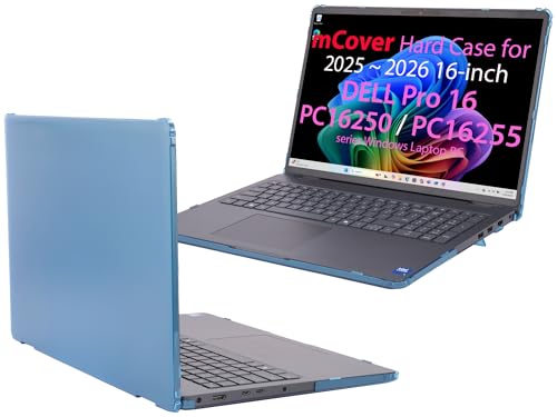 Protector Dell Pro 16 PC16250 mCover rígido aguamarina para portátil Windows de 16 pulgadas 2025