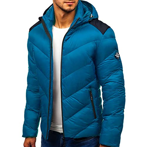 Hombres Invierno Al Aire Libre Otoño E Invierno Cálido Canadiense Abrigo Casual Sudadera Verde...