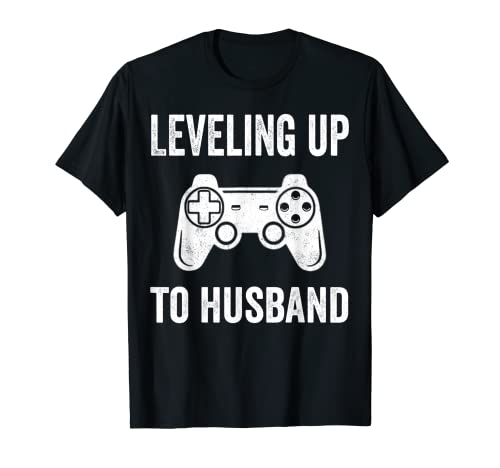 Camiseta de compromiso para los amantes de los videojuegos del novio Camiseta