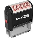 ExcelMark A2359 Self-Inking Rubber Stamp - Return to Sender Not at This Address