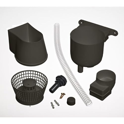 Gutter Mate Rainwater Diverter and Filter for Water Butts and Water Tanks (Grey)