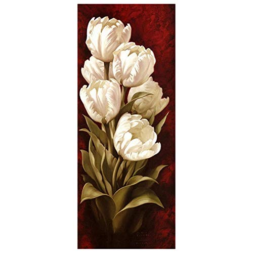 Peinture Diamant Tulipe Blanche pour Déco de Chambre Adulte - 2