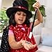 Melissa & Doug Magician Role Play Costume Set - Includes Hat, Cape, Wand, Magic Tricks