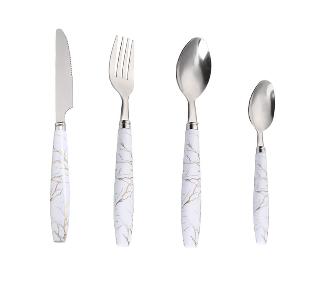 Rismart Set de Couverts, Set de Couteaux et Fourchettes Cuisine en