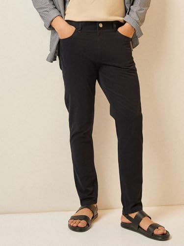 Image of THE BEAR HOUSE Men's Cotton Slim Fit Chinos