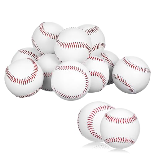 Balles de baseball d'entraînement VICASKY lot de 12 en PVC pour ne plus perdre sa trajectoire