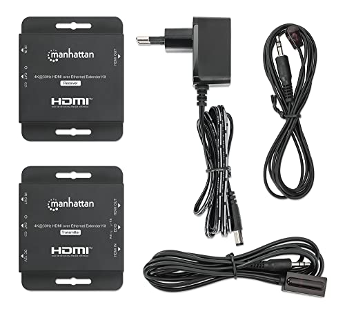 Extensor HDMI Manhattan 4K de largo alcance sobre cable de red con transmisión fluida de 40m 7