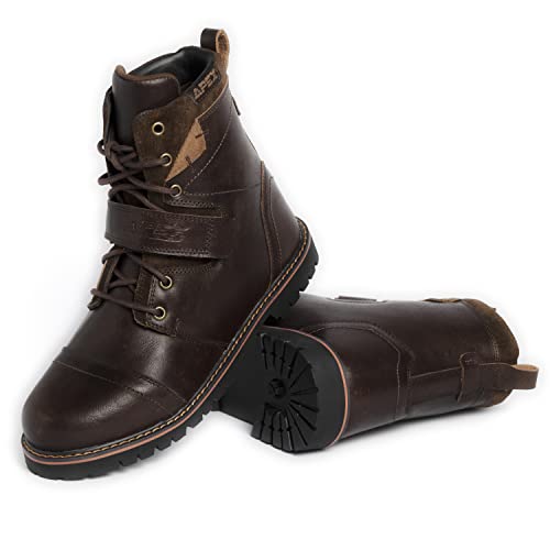 Patron - men’s touring motorcycle boot - dark brown2