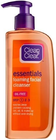 essentials foaming facial cleanser