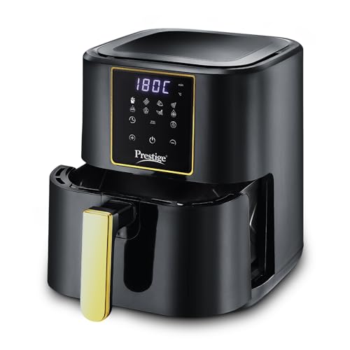 Prestige Nutrifry 4.5L Digital Air Fryer| 80% less Oil Consumption | 8 Preset Menu | Fry, Grill, Roast, Bake, Reheat | Digital Display | 1200 Watts | Easy to Clean | 1Y Warranty | ISI Certified — photo 2
