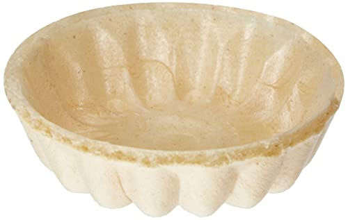 Hellma 70000131 Waffelschale essbar 1000 Stk. - 1,3 kg Deko-Waffeln - für Frühstück, Brotaufstrich, Dessert - vegan