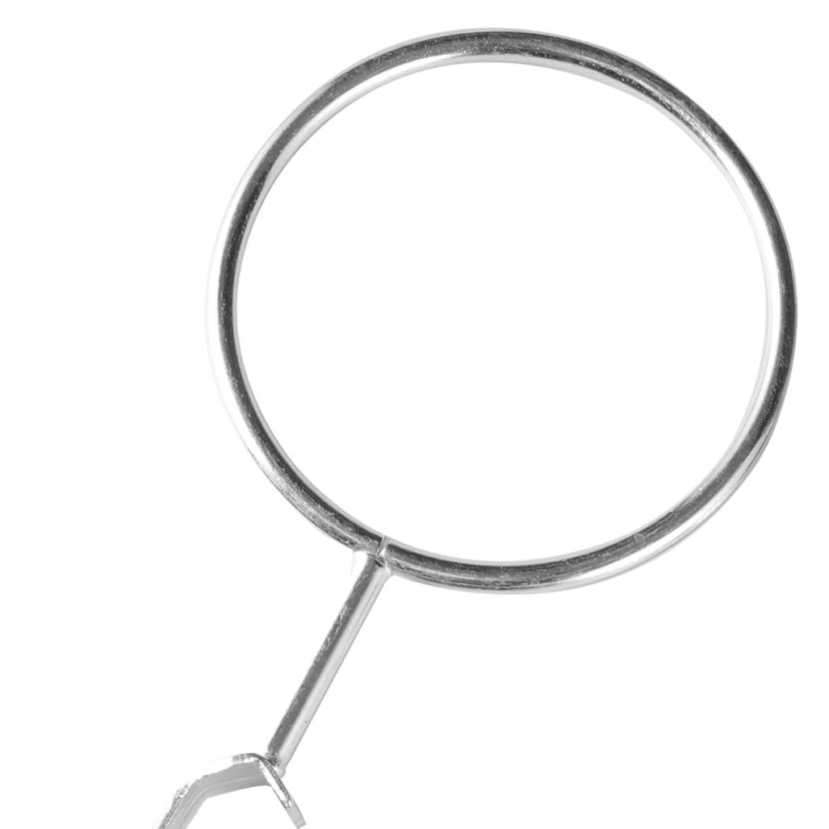 PRETYZOOM 6pcs Lab Stand with Clamps and Support Rings for Chemistry Lab Work, Iron Material with Corrosion Resistance and High Efficiency, for Research Institutions and Laboratory Use