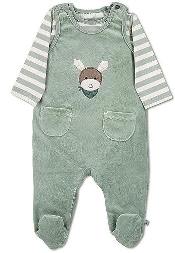 Sterntaler Baby - Jungen Gots Strampler-set Nicki Emmi Strampler, Grün, 50
