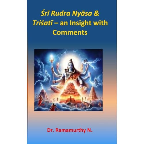 Śrī Rudra Nyāsa & Triśatī Audiolibro Por Dr. Ramamurthy Natarajan arte de portada