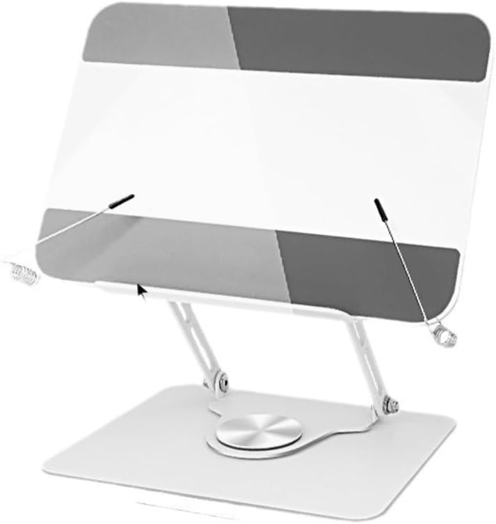 360 Degree Rotating Reading Stand Desktop Carbon Steel Adjustable Student Tablet Notebook