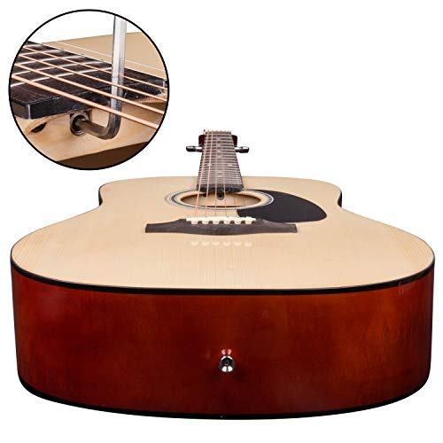 Image of JUAREZ Arpeggio 41 Inch Acoustic Guitar Kit, JRA41SP-NAT Spruce Top, Rosewood Fretboard & Bridge, Truss Rod, Chrome Die Cast Machine Tuners, Natural