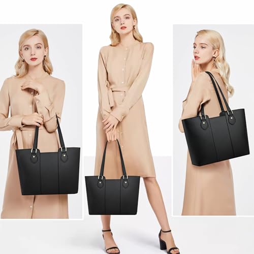 Image of CHICAROUSAL Tote Handbags Purses for Women PU Leather Womens Shoulder Bag | Large Tote Bag for Women, Shoulder Purse, Vegan Leather Purses for Women, Women's Handbags
