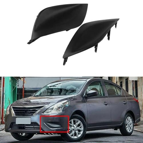 Rejilla luz antiniebla delantera para el auto Nissan Sunny modelos de 2015 a 2018 5