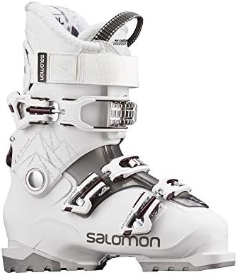 Salomon QST Access 60 Ski Boots Womens Sz 7/7.5 (24/24.5) White/Anth/Burgundy