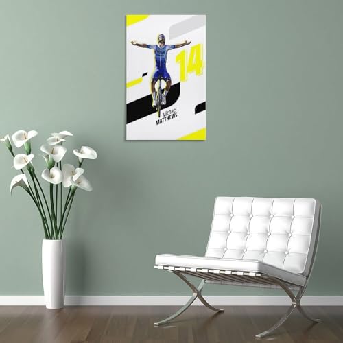 Michael Matthews poster toile décoration murale sport cycliste 50x75