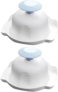2 Pieces Blue Food Safety Canister for Mandolin Cutters, Finger Guards for Vegetable Graters, Peelers and Slicers