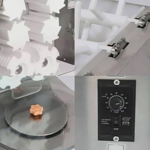 DPLXQPP 5l Automatic Sushi Forming Machine,2000PCS/Hour Commercial Rice Ball Machine,Adjustable Density,Uniform Size,Rotary Puffed Rice Ball Rice Ball Pressing Machine,110V