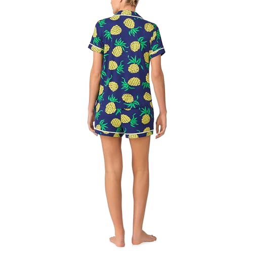 Image of kate spade new york Short Sleeve Knit Shorty Pj Set