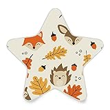 susiyo Autumn Animals Fox Deer Night Light Plug in LED Nightlight with Dusk to Dawn Sensor - Star Sh