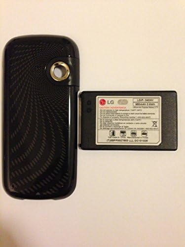 New OEM LG VN250 Cosmos LGIP-340NV 950 mah Battery and Black Door Cover Back o4l Set …