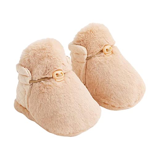 Infant Shoe Slipper | Lightweight Non-Slip Baby Girl Boy Slippers - Infant Cotton Shoes Soft Sole, Stay On Baby Shoes, House Slippers For Baby Boys Girls Borato