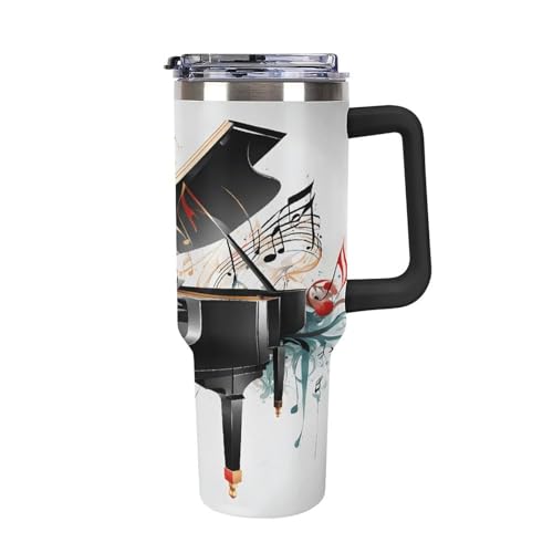 40oz Music Notes Insulated Tumbler