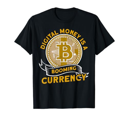 Diseño de criptomonedas de dinero digital para amantes de Bitcoin Camiseta