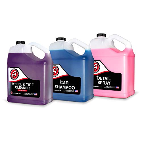 Buy Adam's Most Popular Gallon Kit Wheel & Tire Cleaner, Car Shampoo