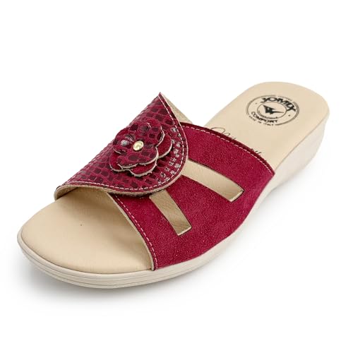 Mules scratch femme réglables JOMIX pour pieds sensibles et gonflés