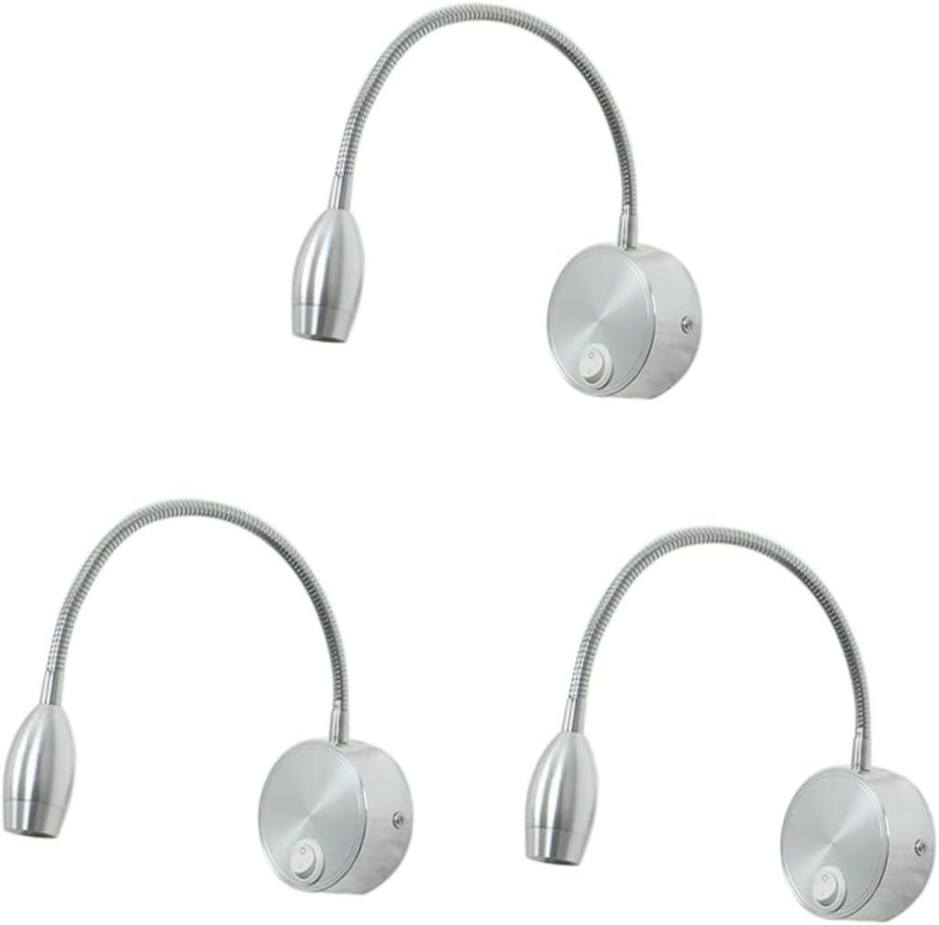 3Pcs Led Wall Lamp Led Wall Light Home Bedside Lamp Led Reading Light Flexible Arm Wall Light