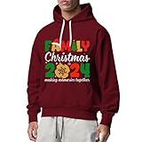 Weihnachtspullover für Herren, lässig, modisch, locker, 3D-Weihnachtsdruck...