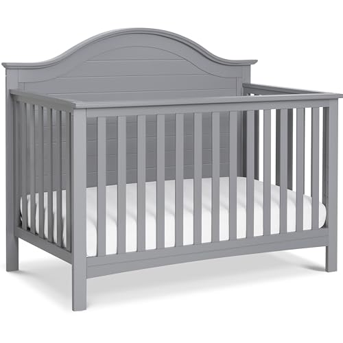 Carter's by DaVinci Nolan 4-in-1 Convertible Crib in Grey, Greenguard Gold Certified, 1 Count (Pack of 1)