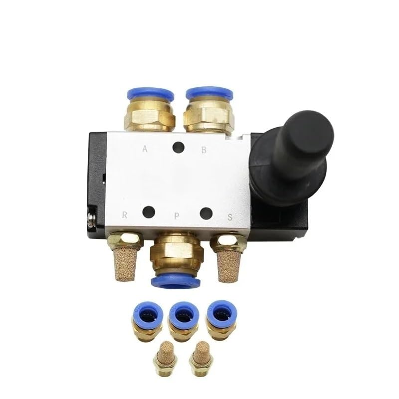 Valve pneumatique 4H210-08 5/2 voies avec silencieux et raccords