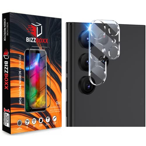 Image of Premium 3D Look Camera Lens Protector Compatible With Samsung Galaxy S23 Ultra 5G | 9H Hardness | With Easy Installation Kit (Pack of 1)