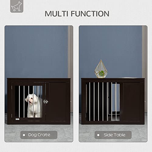 PawHut Wooden Furniture Style Dog Crate End Table #TOP26