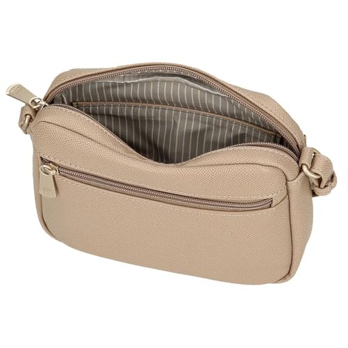 Pepe Jeans Elia Borsa A Tracolla Beige 21 X 14 X 5 Cm Pelle Sintetica By Joumma Bags, Beige, Taglia Unica, Tracolla - 5