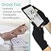 Vive Rheumatoid Arthritis Gloves - Men and Women Fingerless Compression Wrap for Hand Pain and Osteoarthritis - Black Hand Wrap for Arthritic Joint Symptom Relief - Open Finger Fit