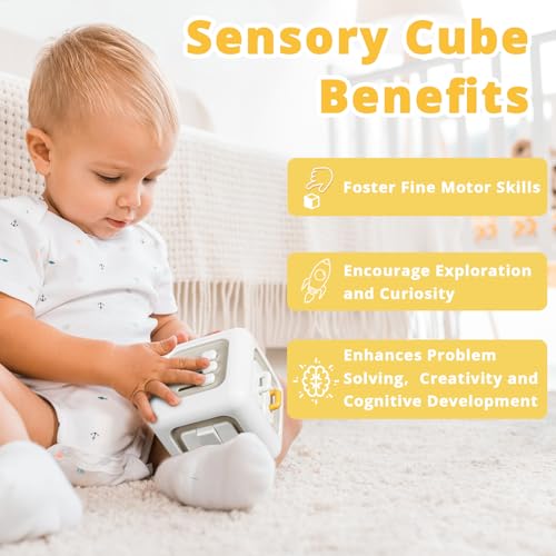 Socbtnso YJ18006 Busy Cube Toys For 1 Year Old Boy, Montessori Toys For 1+ Year Old, Travel Sensory Toys For Toddlers 1-3 thumb #4