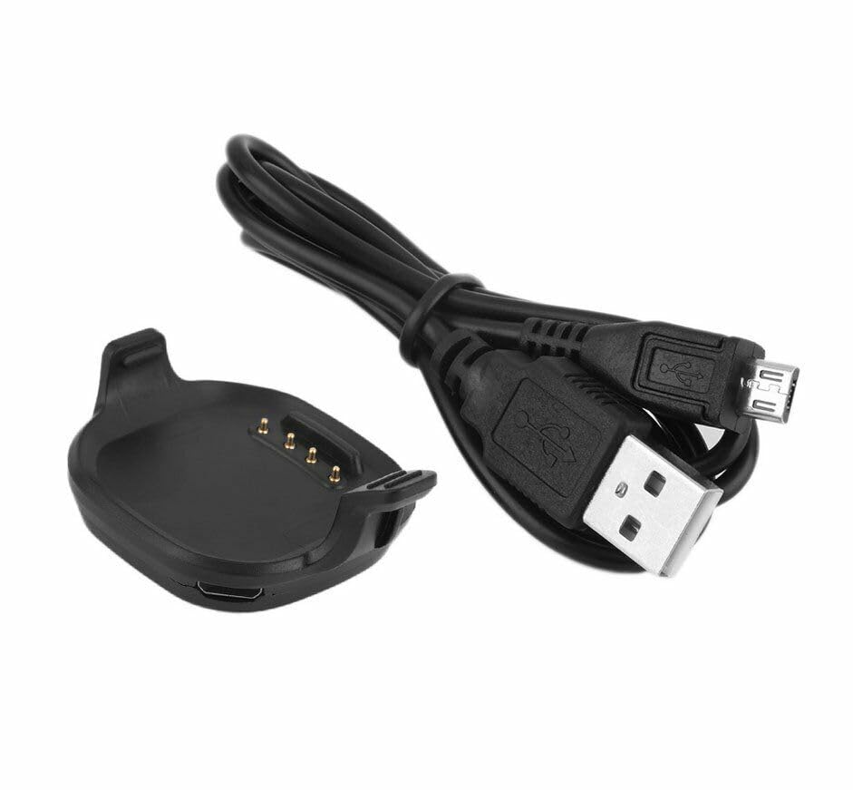 JOYSOG Cable de carga adaptador de cargador USB de repuesto para Garmin Forerunner 10 y Forerunner 15 Watch USB cargador cables de carga Dock