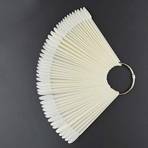 50 Pcs Ongles Conseils d'Exercice Rouge en forme de requin en acier vernis à ongles Monstre Couleur Naturelle Avec Anneau en Fer Cover